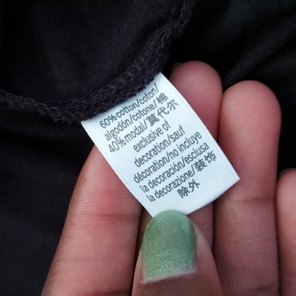 Victoria’s Secret Black Animal Print Love Racerback Tank Top SIZE L - Picture 4 of 5